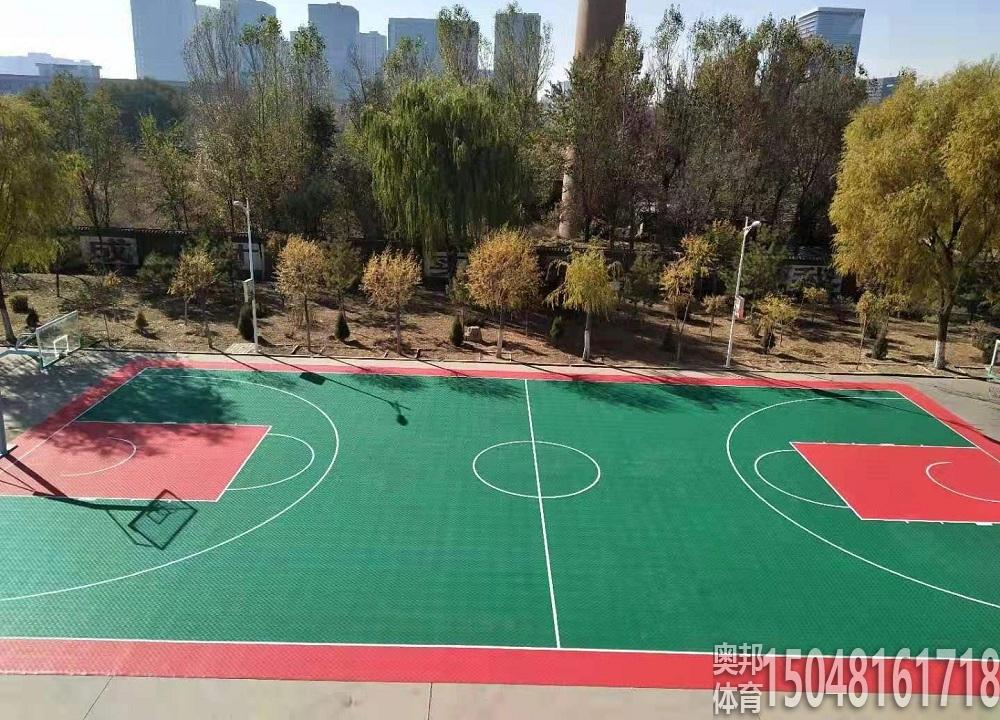 包頭某部隊(duì)籃球場地